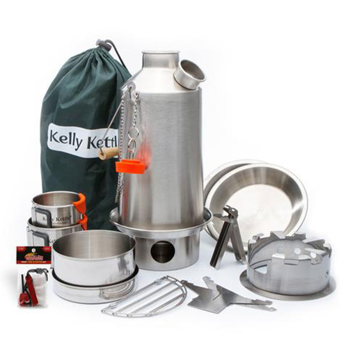 Kelly Kettle Stainless Steel Ultimate Base Camp Kit